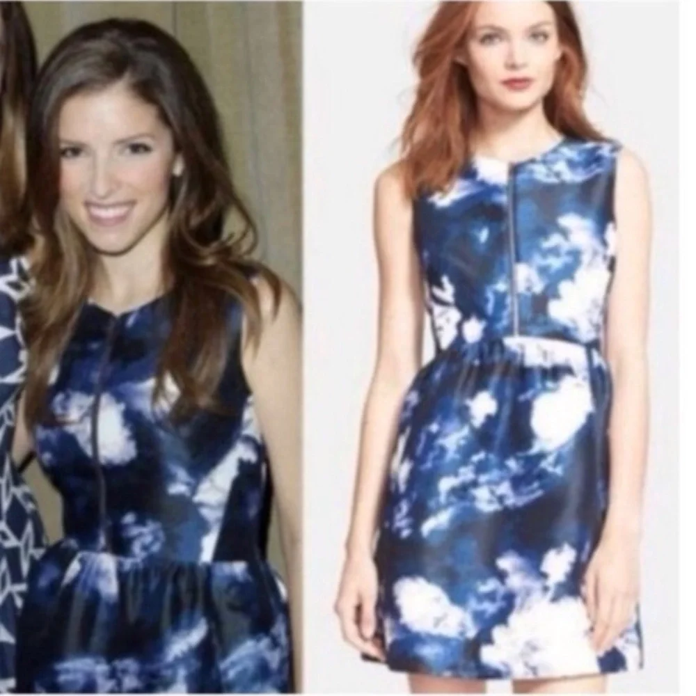 NWOT Kate Spade New York Joss Dress in Blue Dusk and Cloud Size 6